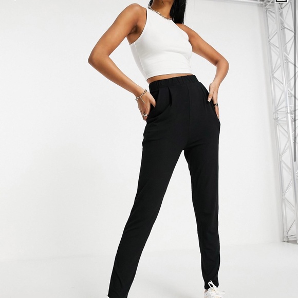 Pants - Black Jersey pants
